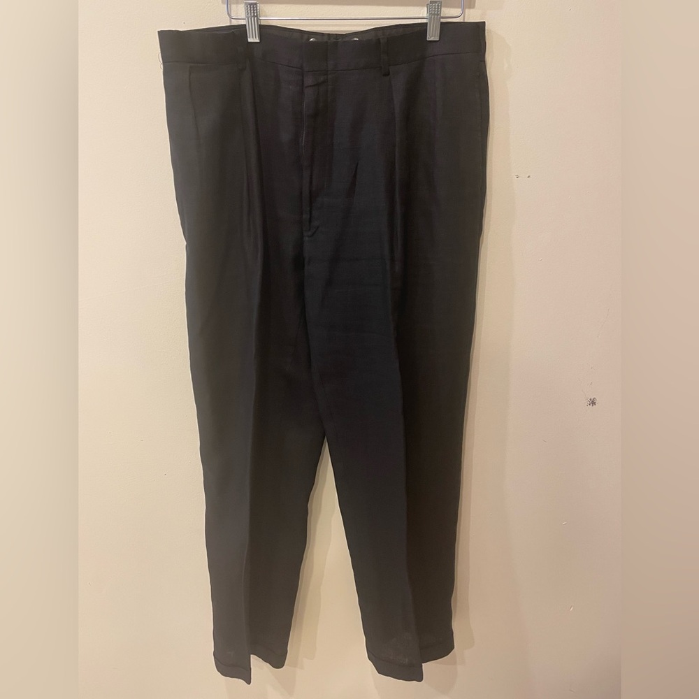Ralph Lauren Linen Blend Black Pants
